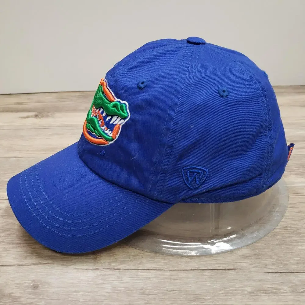 Florida Gators Hat Cap Strap Back Top Of The World Youth One Size Blue Football